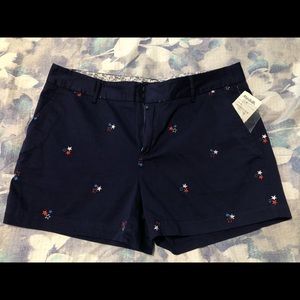 Navy patriotic shorts with stars, new with tags!